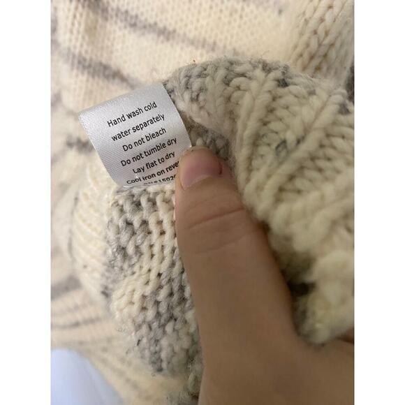 La Ligne Melange Martha Cardigan in Cream Size XS - Picture 7 of 7